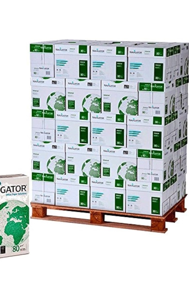 A4 Paper 80G (80 boxes) Pallet Navigator