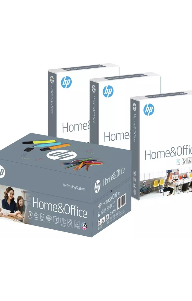 HP Home Office A4 80gsm Printer Paper 500 Sheet 3 Ream Box